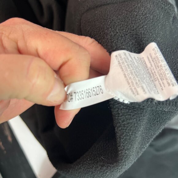 Callaway Mens Black & Gray 1/4 Zip Pullover Jacket Fleece Lined Size XL READ - Picture 4 of 10